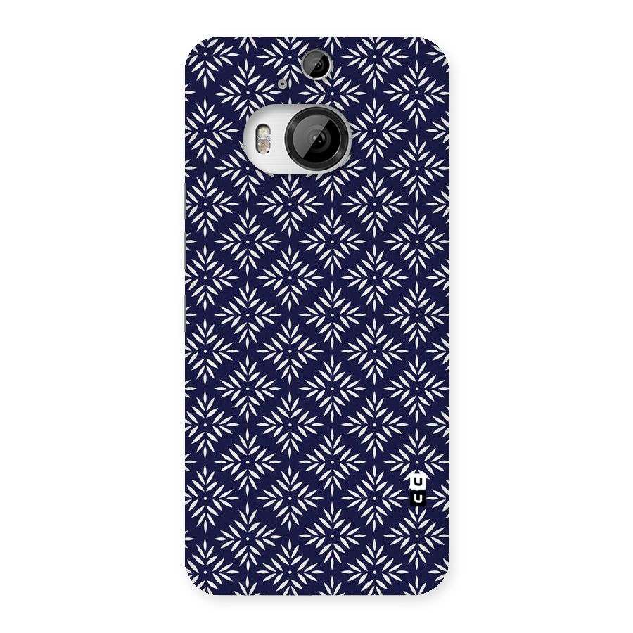 White Petals Pattern Back Case for HTC One M9 Plus