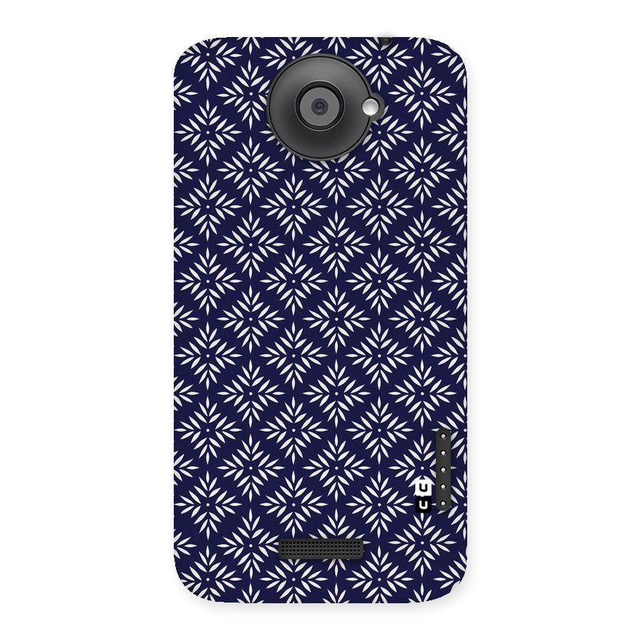 White Petals Pattern Back Case for HTC One X