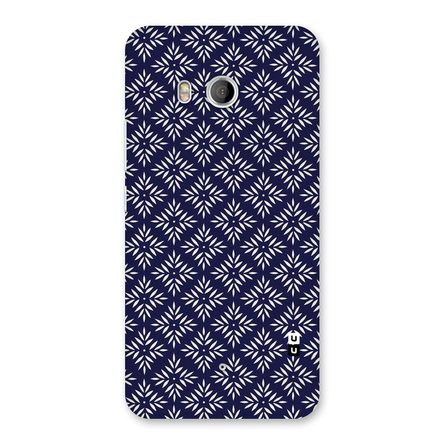 White Petals Pattern Back Case for HTC U11