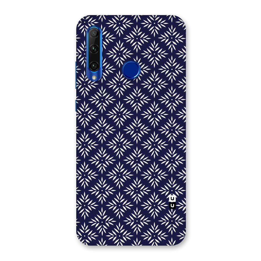 White Petals Pattern Back Case for Honor 20i