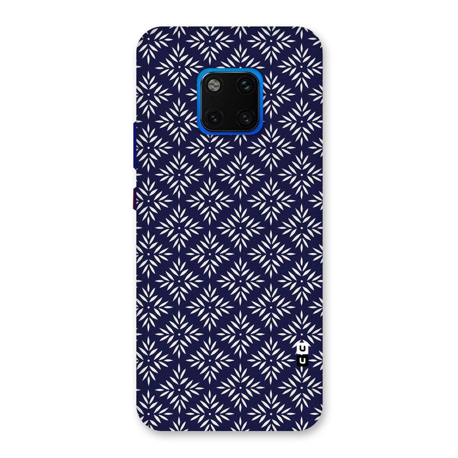 White Petals Pattern Back Case for Huawei Mate 20 Pro