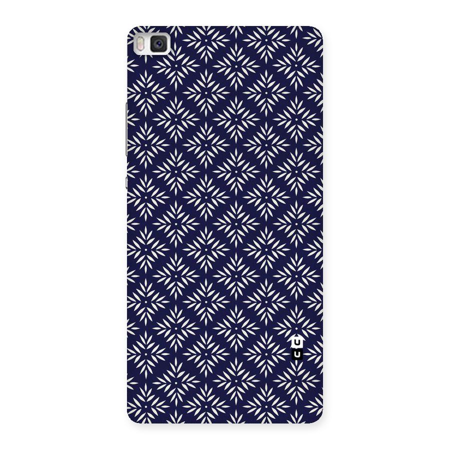 White Petals Pattern Back Case for Huawei P8