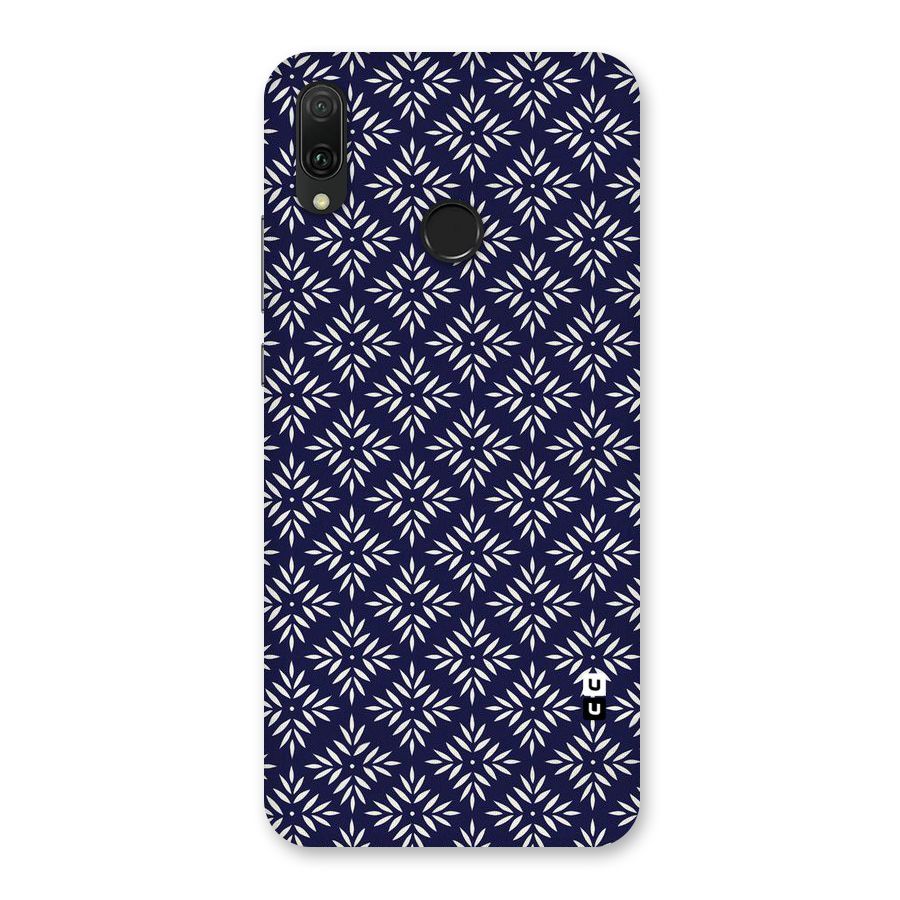 White Petals Pattern Back Case for Huawei Y9 (2019)