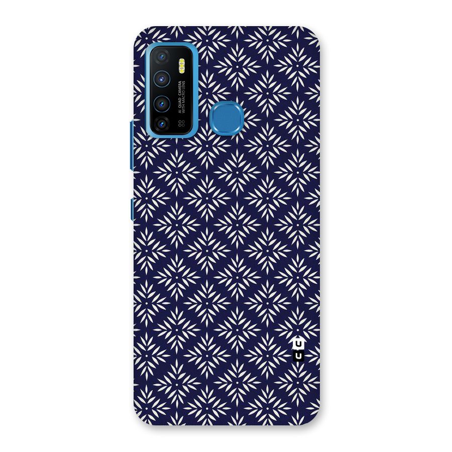 White Petals Pattern Back Case for Infinix Hot 9