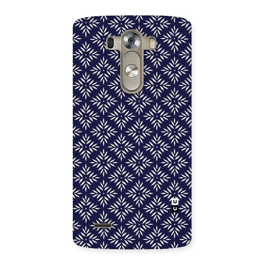 White Petals Pattern Back Case for LG G3