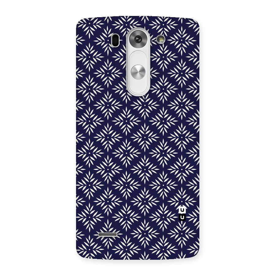 White Petals Pattern Back Case for LG G3 Mini