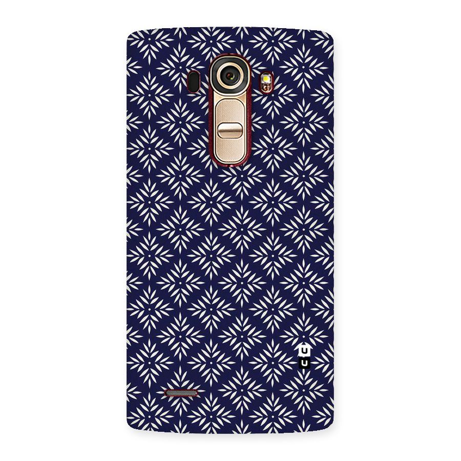 White Petals Pattern Back Case for LG G4