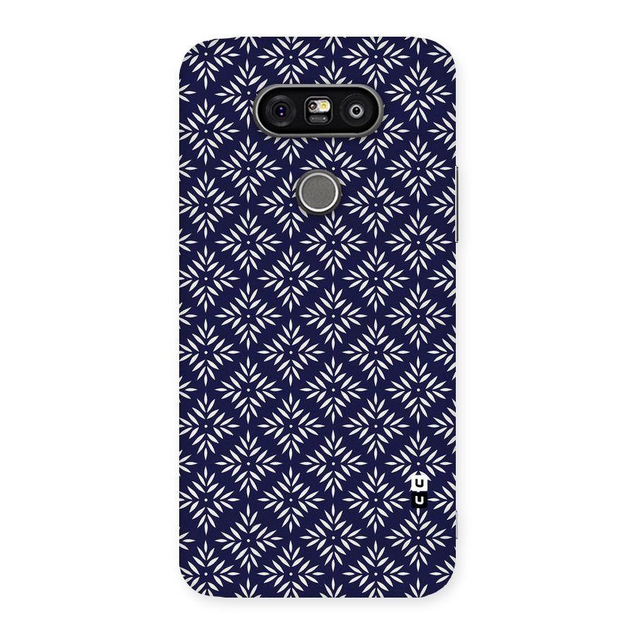 White Petals Pattern Back Case for LG G5