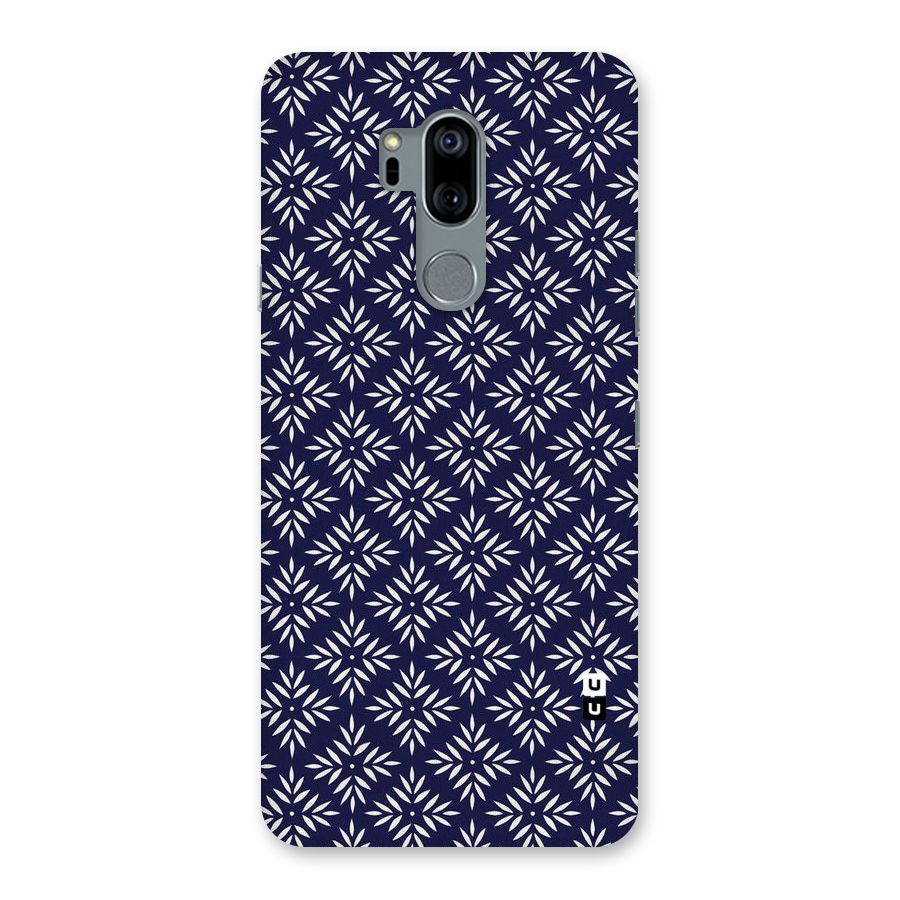 White Petals Pattern Back Case for LG G7