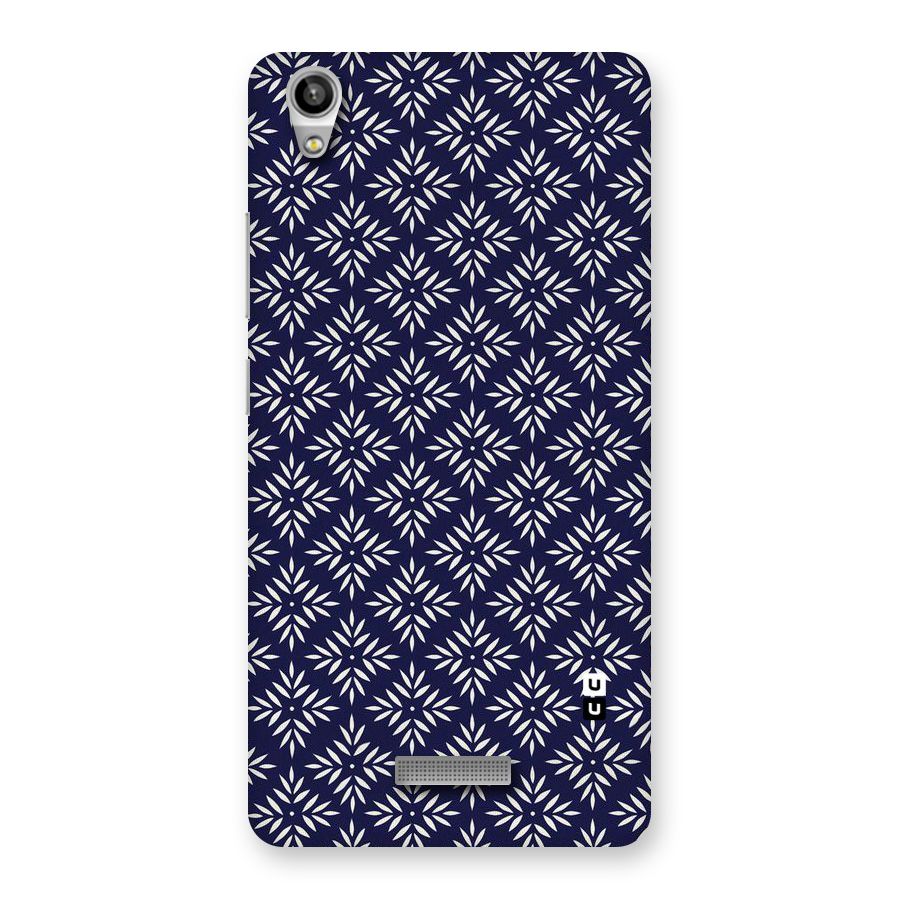 White Petals Pattern Back Case for Lava-Pixel-V1