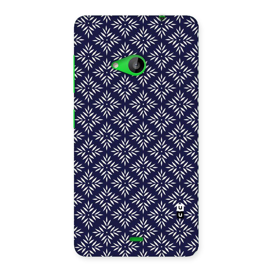 White Petals Pattern Back Case for Lumia 535