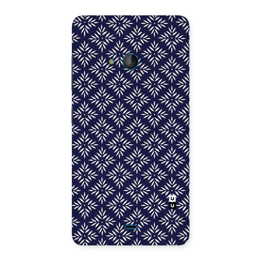 White Petals Pattern Back Case for Lumia 540