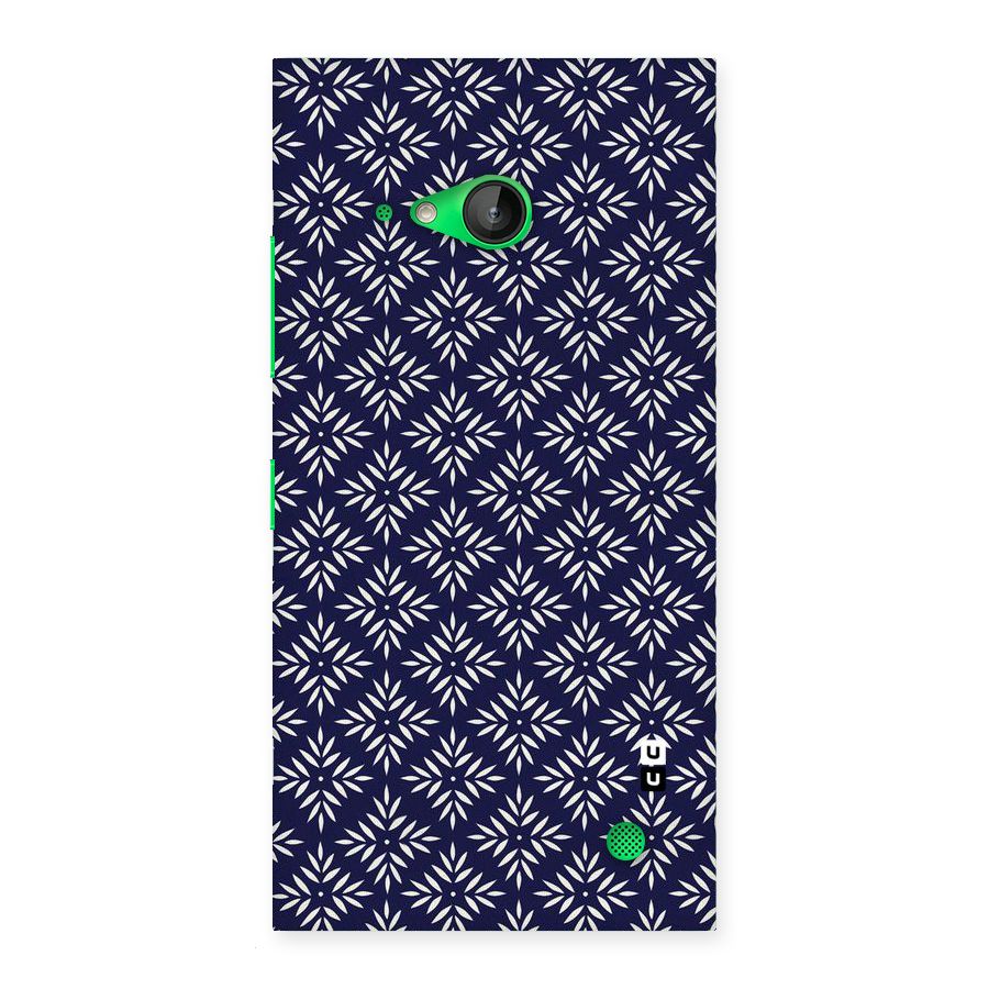 White Petals Pattern Back Case for Lumia 730