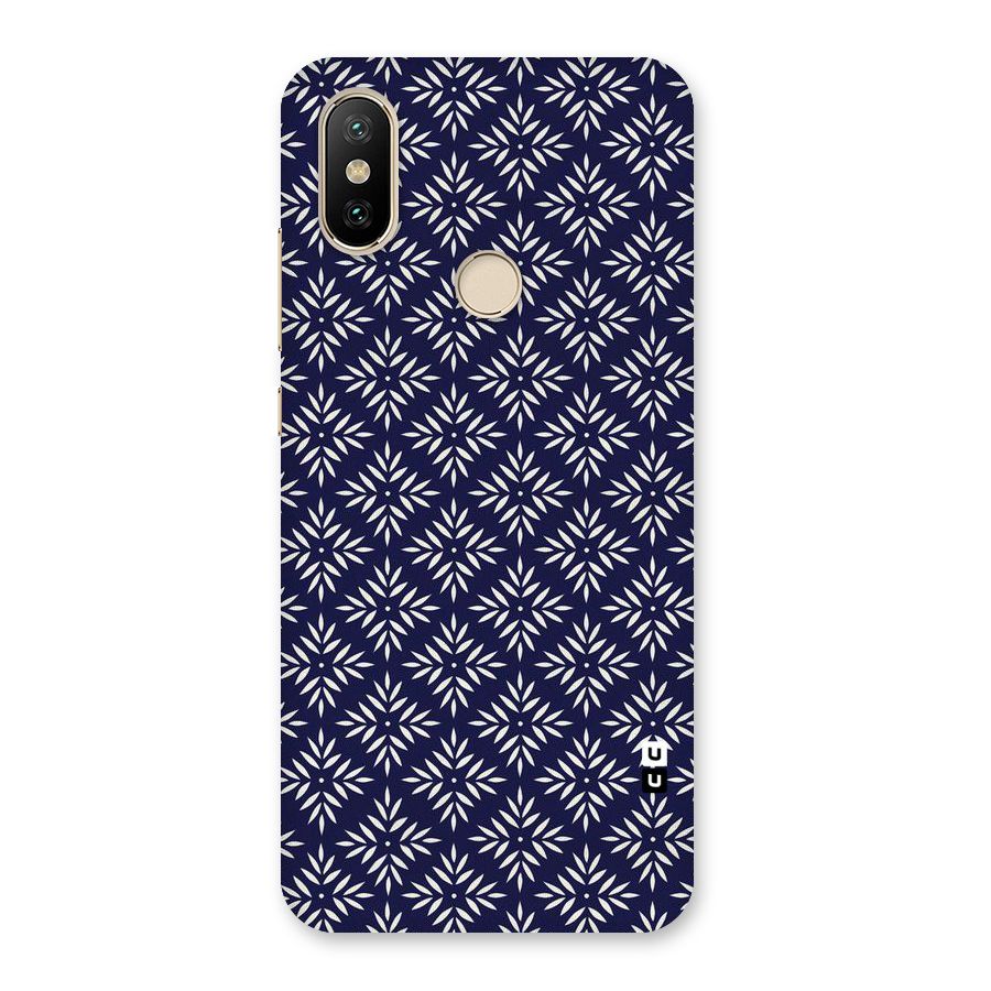 White Petals Pattern Back Case for Mi A2