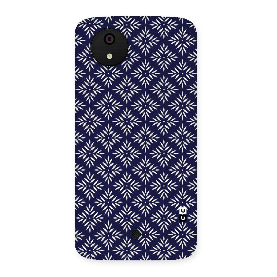 White Petals Pattern Back Case for Micromax Canvas A1