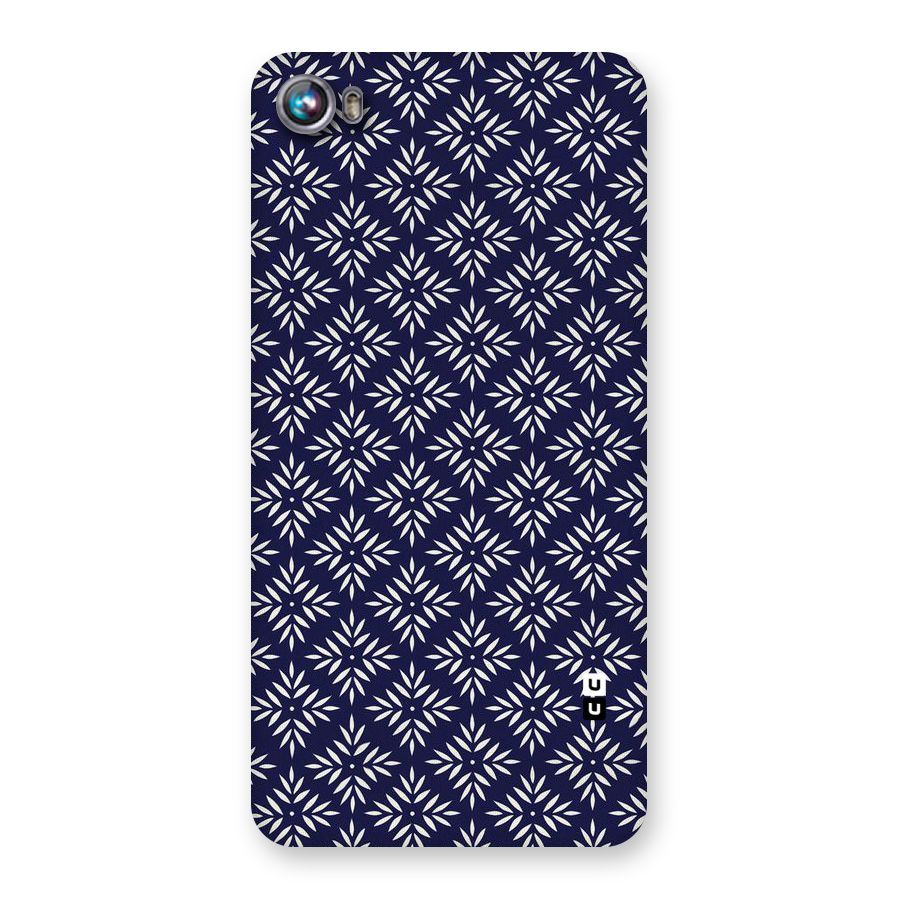 White Petals Pattern Back Case for Micromax Canvas Fire 4 A107