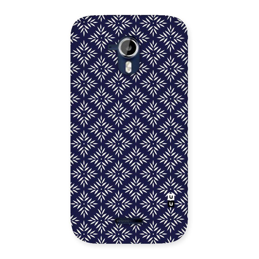 White Petals Pattern Back Case for Micromax Canvas Magnus A117