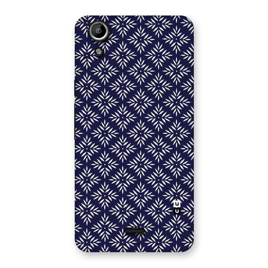 White Petals Pattern Back Case for Micromax Canvas Selfie Lens Q345