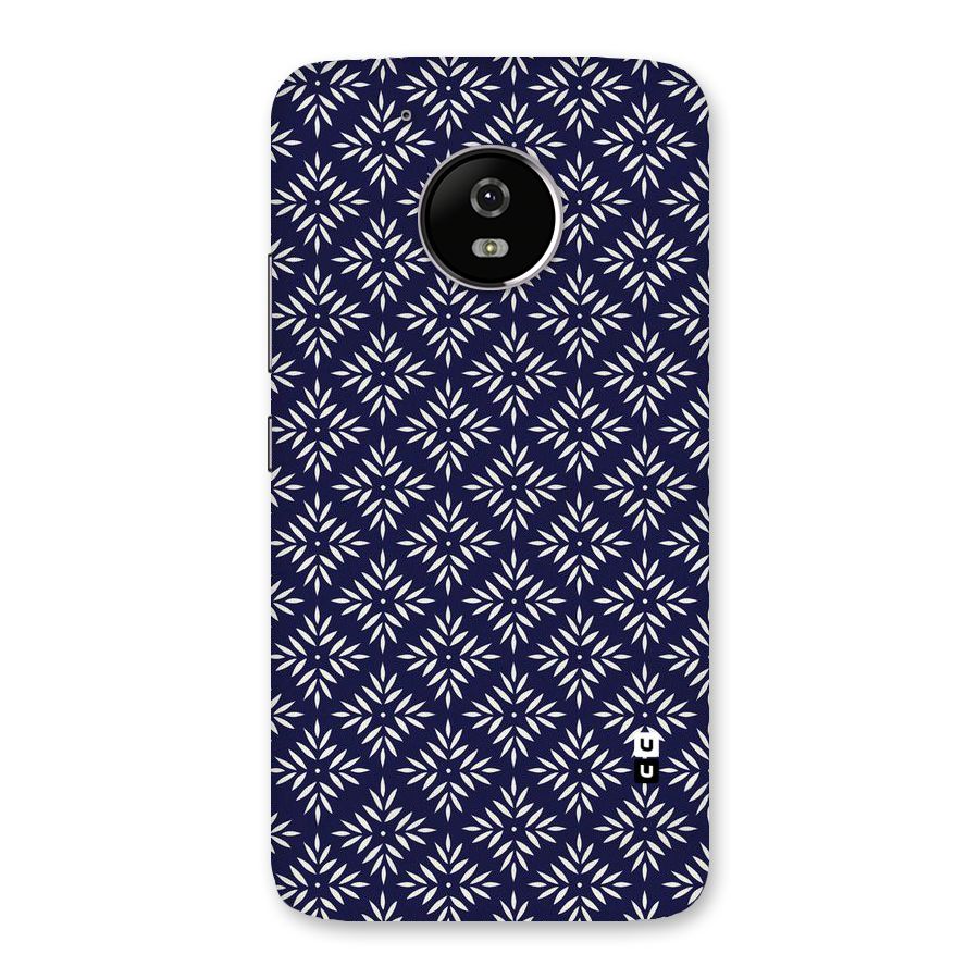 White Petals Pattern Back Case for Moto G5