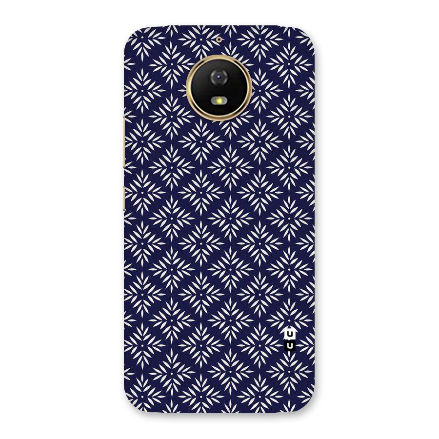 White Petals Pattern Back Case for Moto G5s