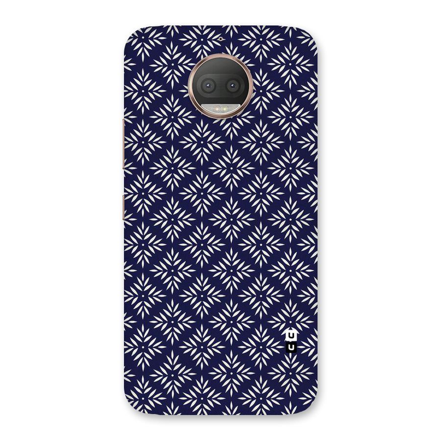 White Petals Pattern Back Case for Moto G5s Plus