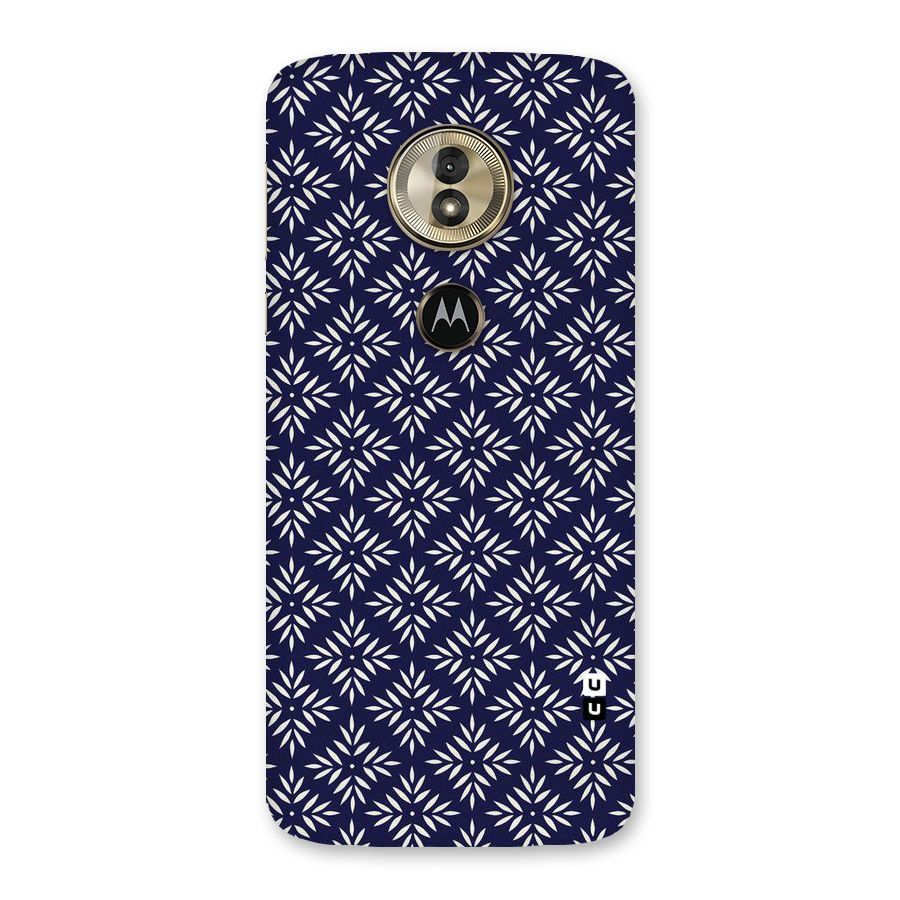 White Petals Pattern Back Case for Moto G6 Play