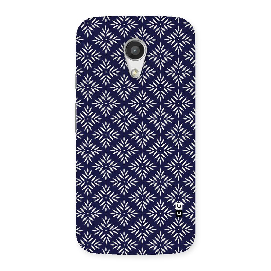 White Petals Pattern Back Case for Moto G 2nd Gen
