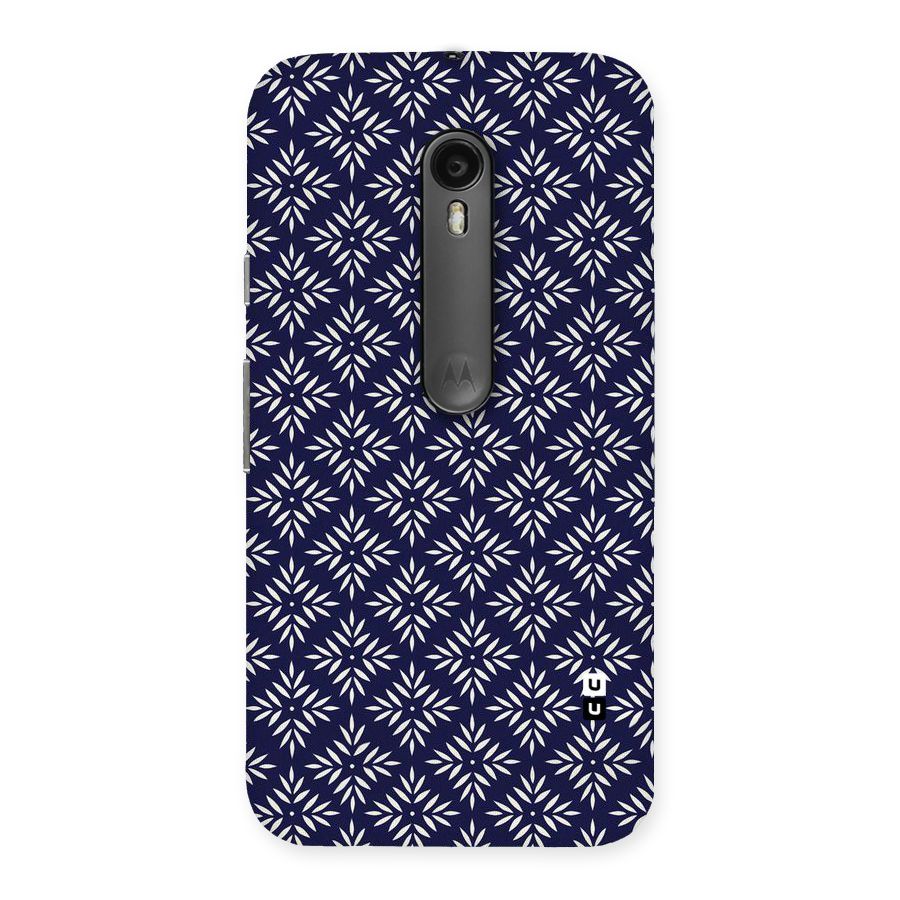 White Petals Pattern Back Case for Moto G Turbo