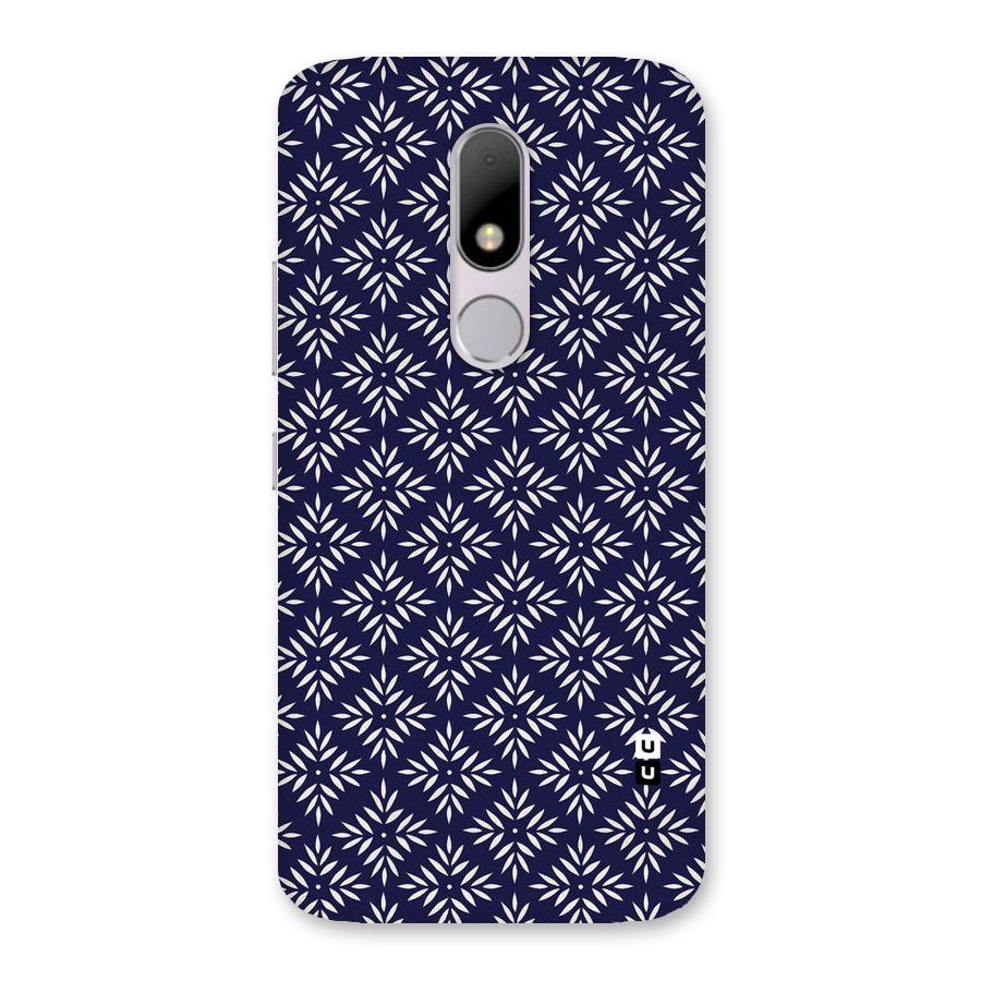 White Petals Pattern Back Case for Moto M