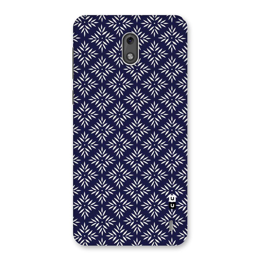 White Petals Pattern Back Case for Nokia 2