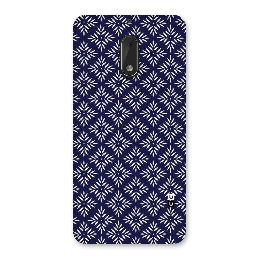White Petals Pattern Back Case for Nokia 6