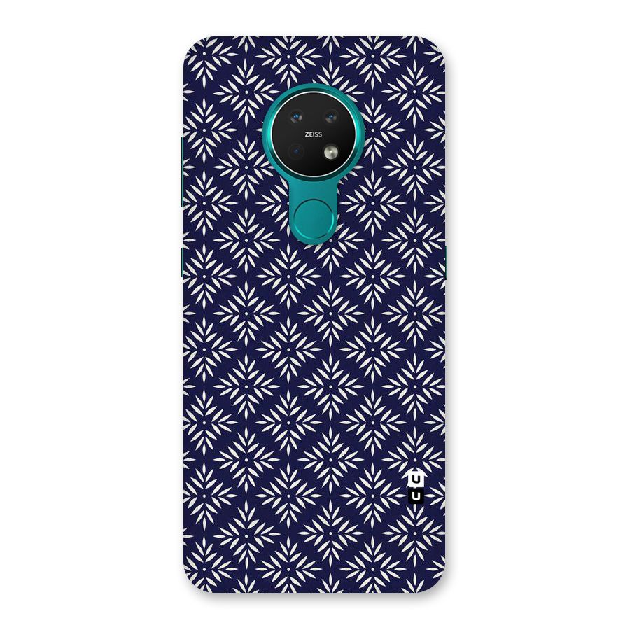 White Petals Pattern Back Case for Nokia 7.2