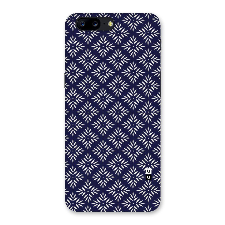 White Petals Pattern Back Case for OnePlus 5