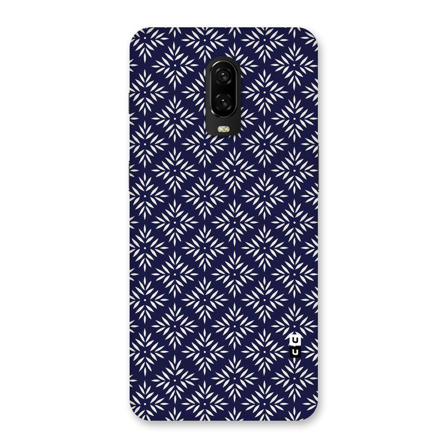 White Petals Pattern Back Case for OnePlus 6T