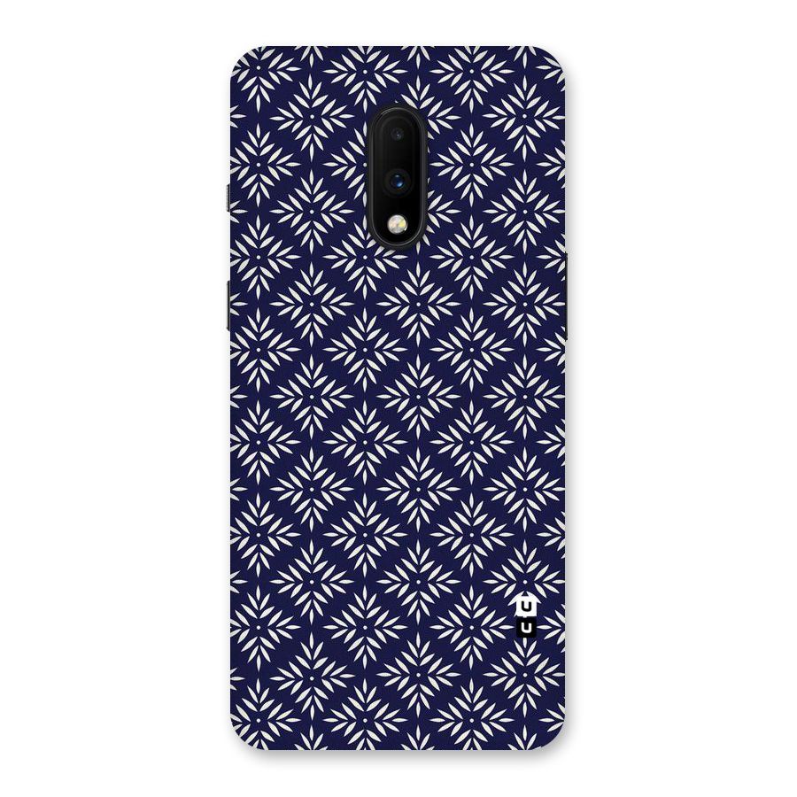White Petals Pattern Back Case for OnePlus 7