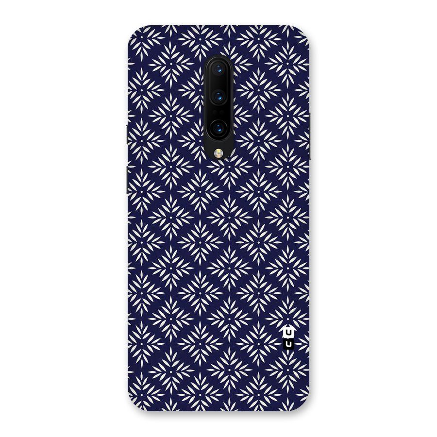 White Petals Pattern Back Case for OnePlus 7 Pro