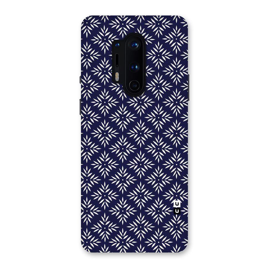 White Petals Pattern Back Case for OnePlus 8 Pro