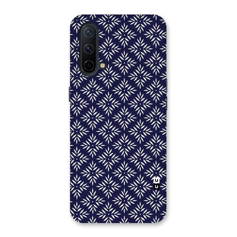 White Petals Pattern Back Case for OnePlus Nord CE 5G