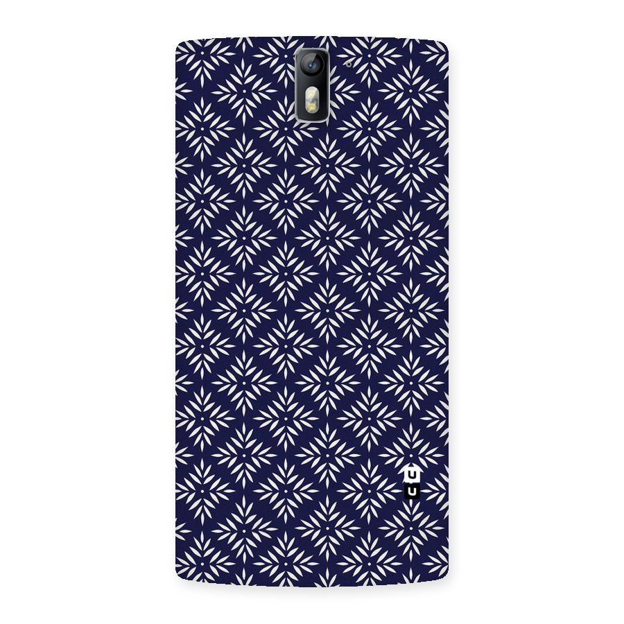 White Petals Pattern Back Case for One Plus One
