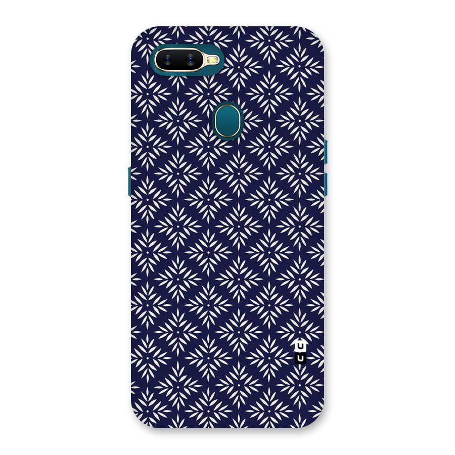 White Petals Pattern Back Case for Oppo A11k