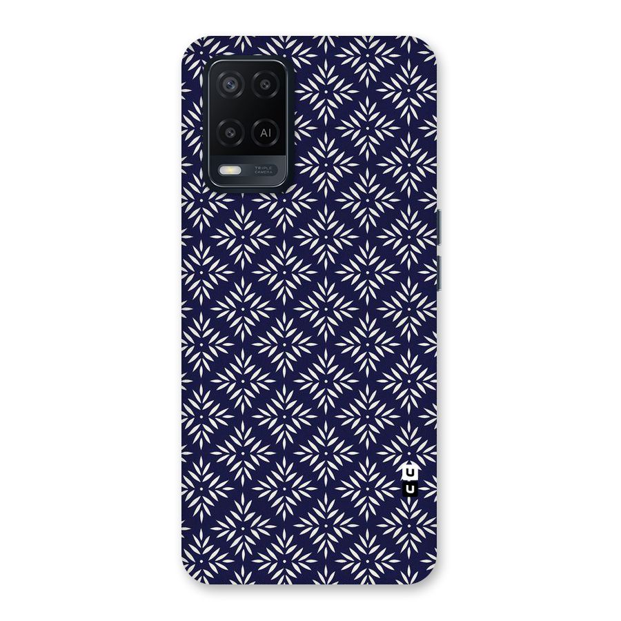 White Petals Pattern Back Case for Oppo A54