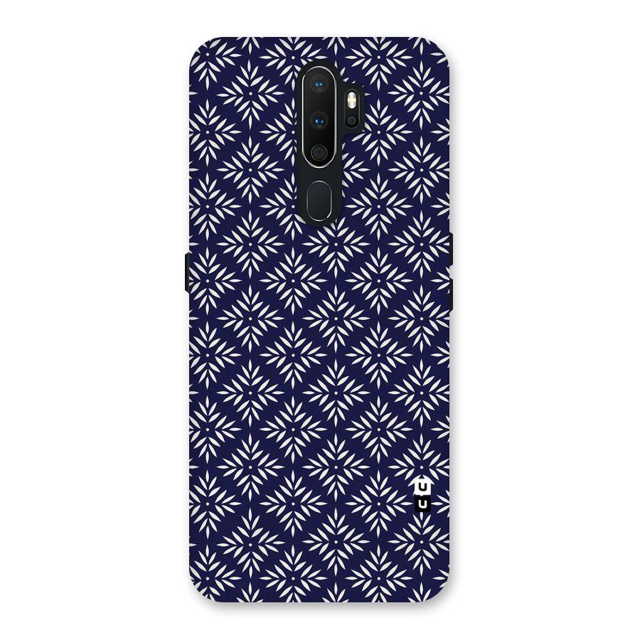 White Petals Pattern Back Case for Oppo A5 (2020)