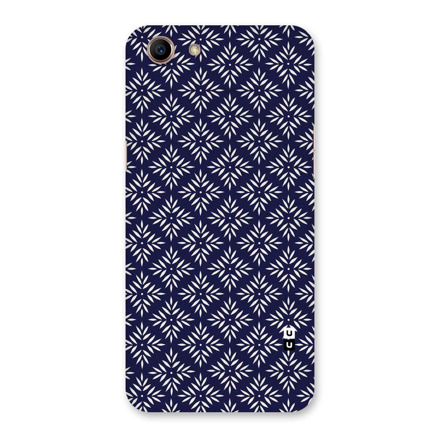 White Petals Pattern Back Case for Oppo A83 (2018)