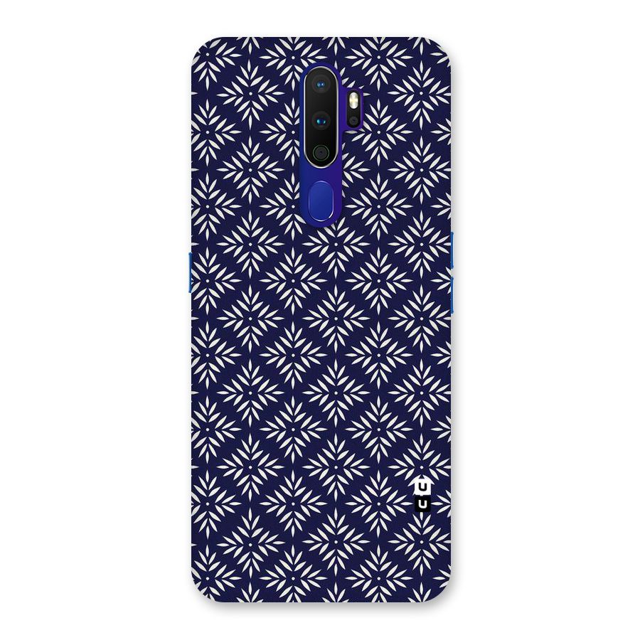 White Petals Pattern Back Case for Oppo A9 (2020)