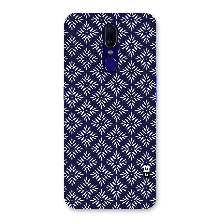 White Petals Pattern Back Case for Oppo F11