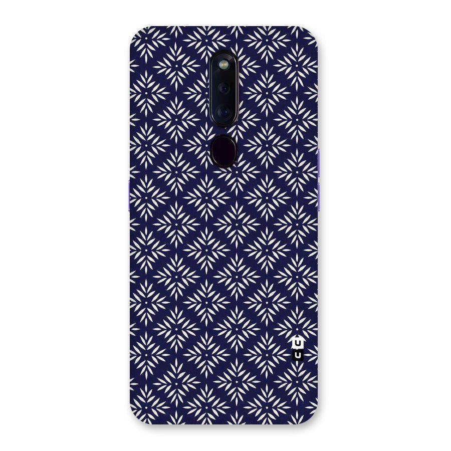 White Petals Pattern Back Case for Oppo F11 Pro