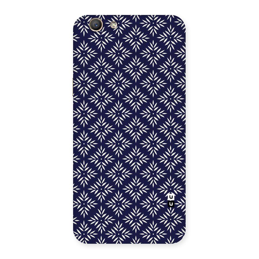 White Petals Pattern Back Case for Oppo F1s
