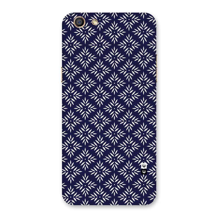 White Petals Pattern Back Case for Oppo F3