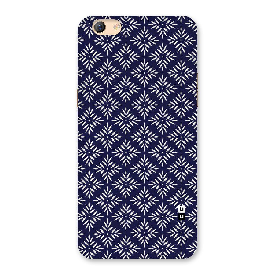 White Petals Pattern Back Case for Oppo F3 Plus