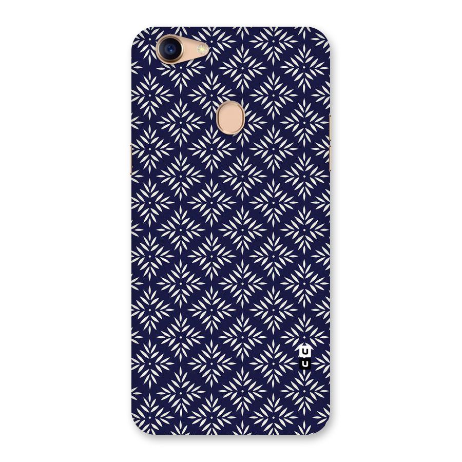 White Petals Pattern Back Case for Oppo F5